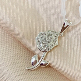 COLAR FLOR CRAVEJADA