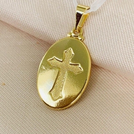 PG CRUZ EM CHAPA OVAL