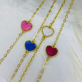 PULSEIRA CORAÇÃO COLORIDO