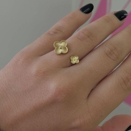 ANEL TREVO DUPLO REGULAVÉL