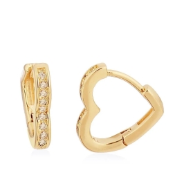 ARGOLA (M) CORAÇAO CRAVEJADO