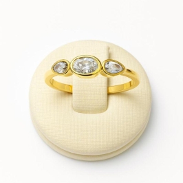 ANEL 3 PREDRA CRISTAL