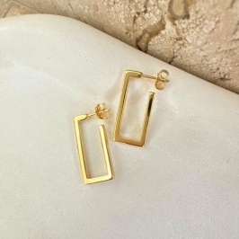 ARGOLA RETANGULAR LISA MEDIA