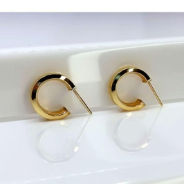 BRINCO ARGOLA LISA MEDIA