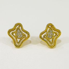 BRINCO MINI GOTA CRAVEJADA