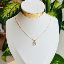 COLAR GOTA C ZIRCONIA