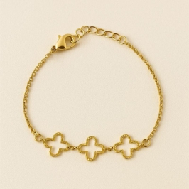 PULSEIRA 3 TREVO VAZADO