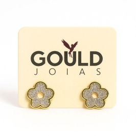 BRINCO FLOR CRAVEJADO