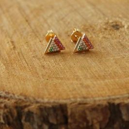 BRINCO TRIANGULO COLORIDO