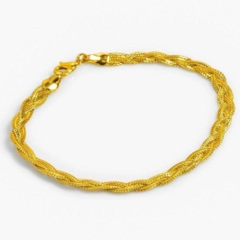 PULSEIRA TRANÇADA TRES FIO