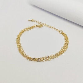 PULSEIRA TRIPLA ELO CORAÇAO