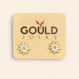 BRINCO MARGARIDA BRANCA PONTUDINHA INFANTIL