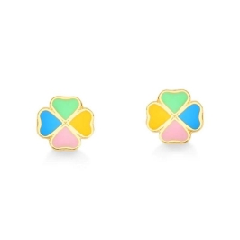 BRINCO TREVO COLORIDO