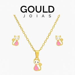 CONJUNTO GATINHA ROSA