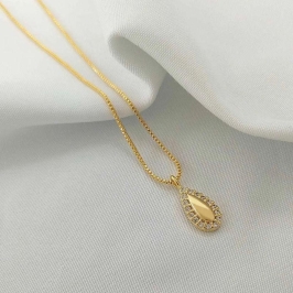 COLAR GOTA C/ ZIRCONIA