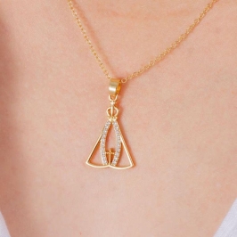 COLAR NOSSA SENHORA CRAVEJADO