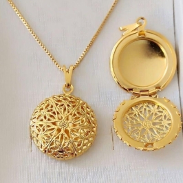 RELICARIO REDONDO VAZADO G