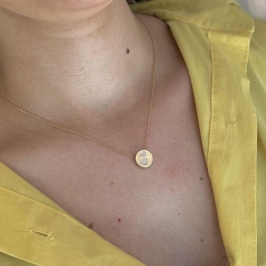 COLAR MEDALHA 2 CORAÇAO