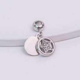 PINGENTE DUPLO ESTRELA BERLOQUES