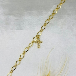 PULSEIRA CRUZ C/ZIRCÔNIA