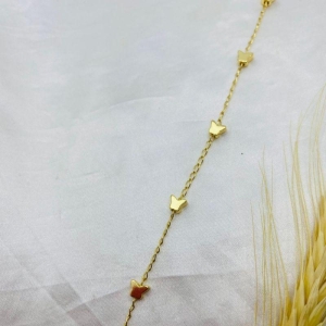 PULSEIRA 5 BORBOLETINHAS MACIÇA