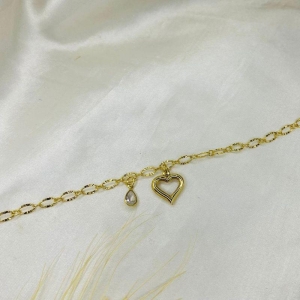 PULSEIRA CORAÇÃO VAZADO/PONTO DE LUZ