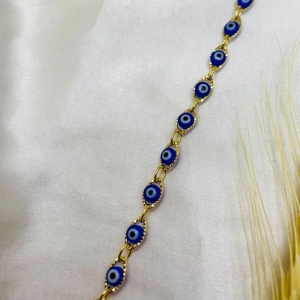 PULSEIRA OLHO GREGO AZUL ROIAL