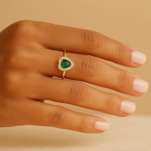 ANEL CORAÇÃO VERDE