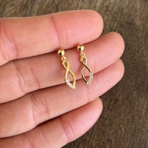 BRINCO AMOR ETERNO C/ ZIRCONIA