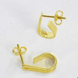 BRINCO ARGOLA GOTA ABERTA DUPLA M