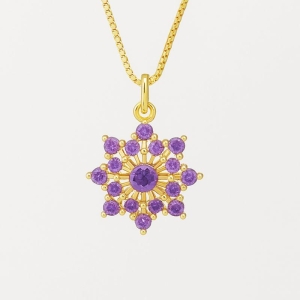 PINGENTE FLOCO LILAS