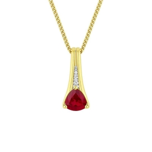 PINGENTE TRIANGULO ROSA