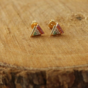 BRINCO TRIANGULO COLORIDO