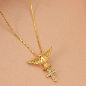 PINGENTE ESPIRITO SANTO C/ CRUZ