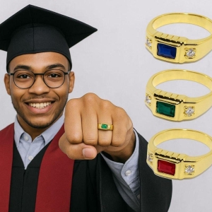 ANEL MASCULINO PEDRA VERDE