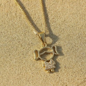 COLAR FILHA CRAVEJADA