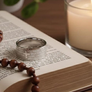 ALIANÇA ORAÇAO DETALHE AÇO