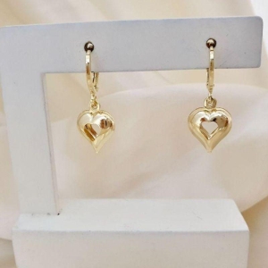 ARGOLA CORAÇAO VAZADO