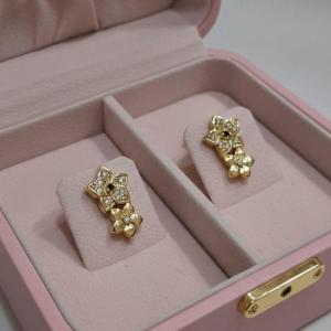 BRINCO 2 FLOR CRAVEJADA LISA