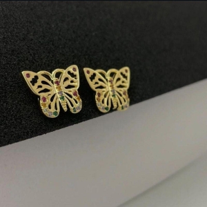 BRINCO BORBOLETA COLORIDA