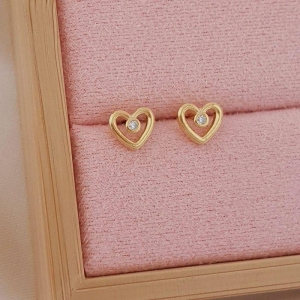 BRINCO CORAÇÃO PEDRINHA