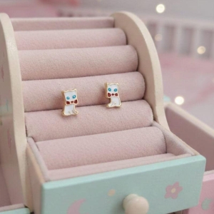 BRINCO INFANTIL GATINHA RESINA