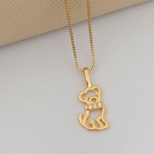 COLAR CACHORRINHO C/ ZIRCONIA