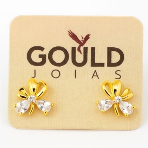 BRINCO LAÇO CRISTAL