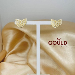 BRINCO MEIA ASA ZIRCONIA