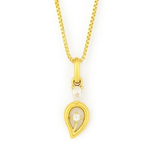 COLAR GOTA C/ ZIRCONIA