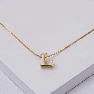 COLAR LETRA L LISA