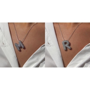 COLAR LETRAS M e R RODIO BRANCO