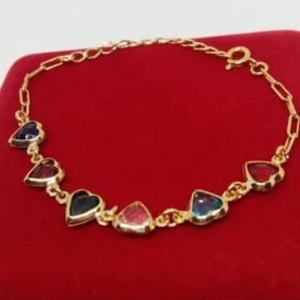 PULSEIRA CORAÇAO COLORIDO CARTIER