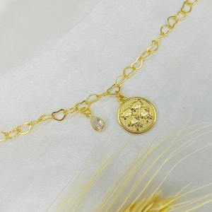 PULSEIRA ELO CORAÇÃO MENINAS